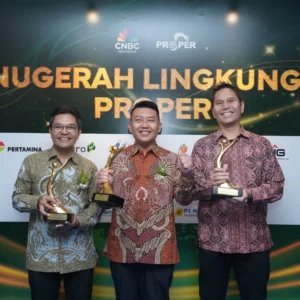 Pertagas Raih Tiga Penghargaan Proper Emas Kinerja Lingkungan Hijau (KLH)