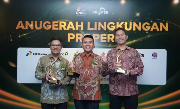 Pertagas Raih Tiga Penghargaan Proper Emas Kinerja Lingkungan Hijau (KLH)