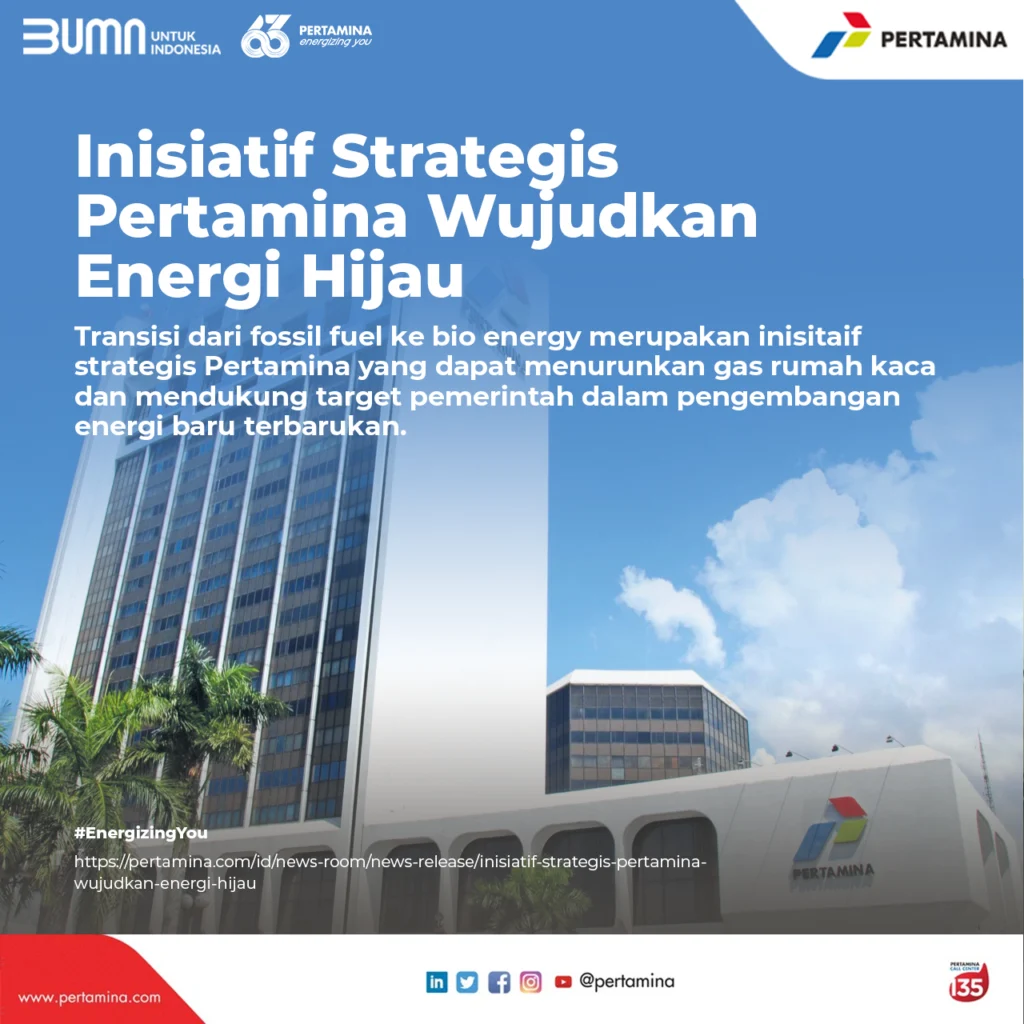 Pertamina Genggam Masa Depan: Lima Strategi Kunci Menghadapi Gejolak Energi Global dan Dorong Transisi Terbarukan
