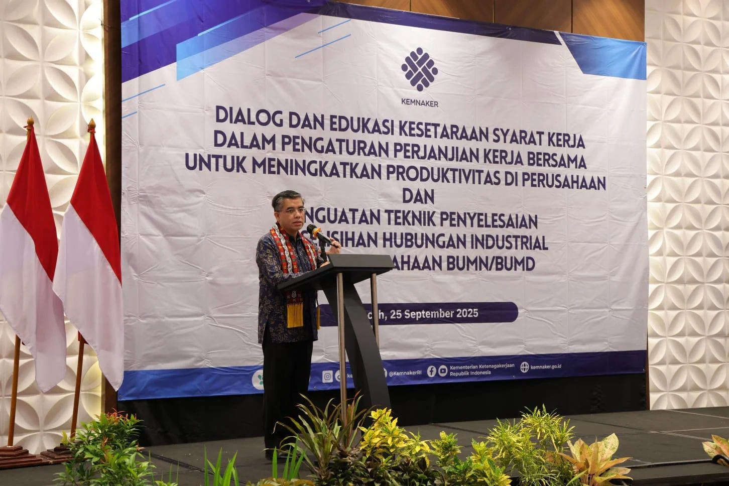 PKB XVI Diteken, Menaker Yassierli Puji Hubungan Industrial Bridgestone Nyaris Transformasi