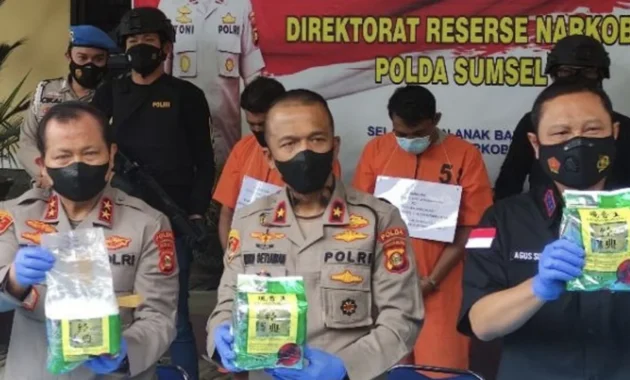Polda Sumsel Gemporkan Operasi Besar: Pengedar Narkoba Bernilai Miliaran Rupiah Ditangkap di Palembang dan Ogan Ilir