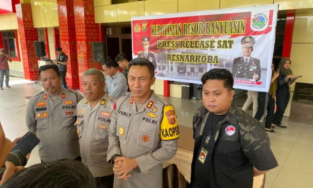 Polres Banyuasin Tangani 35 Kasus Narkoba dalam Tiga Bulan Pertama Tahun 2024