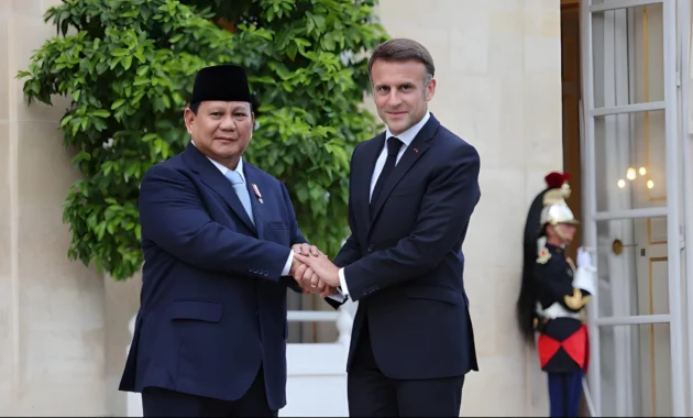 Prabawi dan Macron Bertemu Empat Mata di Paris, Memperkuat Kerja Sama Bilateral serta Membahas Isu Global