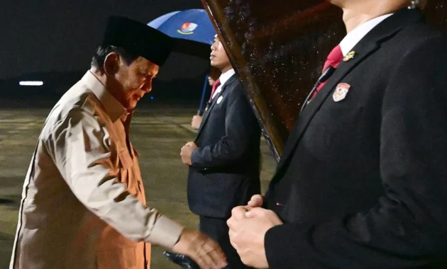 Prabowo Bertolak ke Moskow Menjelang Tengah Malam