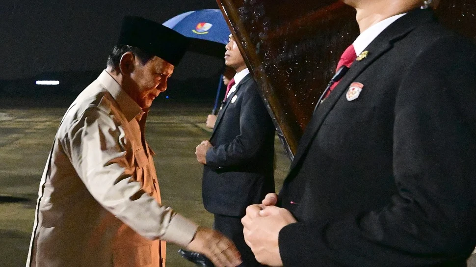 Prabowo Bertolak ke Moskow Menjelang Tengah Malam
