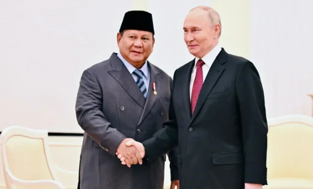 Prabowo dan Putin Bahas Potensi Warga Indonesia Ikut Latihan Kosmonot