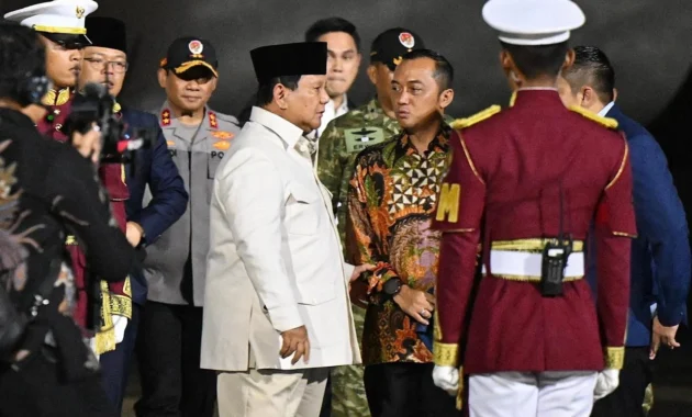 Prabowo Subianto Tiba di Jakarta Usai Menyelesaikan Kunjungan ke Jepang dan Korea Selatan