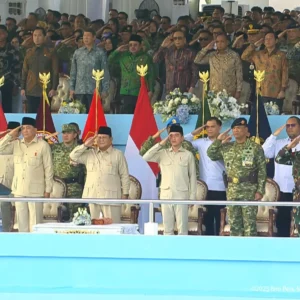 Presiden Prabowo Apresiasi Elang Muda pada HUT Ke-80 TNI AU