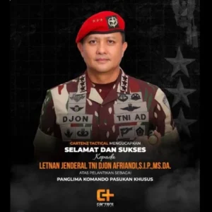 Profil Panglian Kopassus Letjen TNI Djon Afriandi, Abituren Akmil 1995 dengan Karir Cemerlang