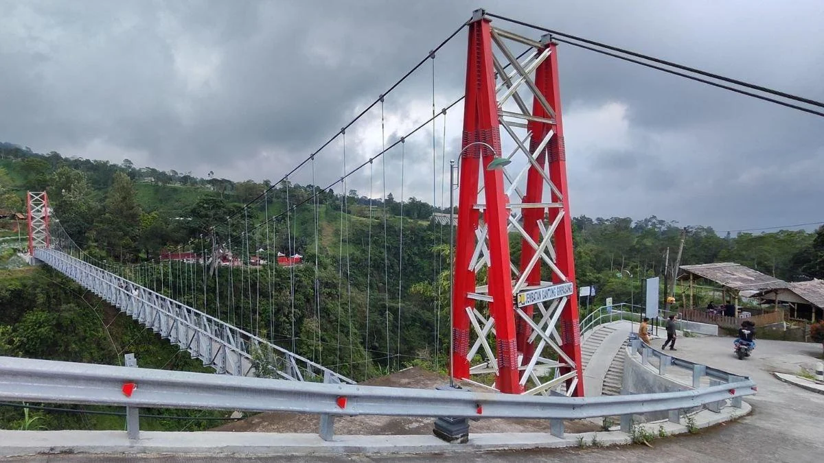 Proyek Jembatan Gantung Garuda Buka Jalan untuk 1.500 Keluarga di Klaten, Bantu Petani hingga Anak Sekolah