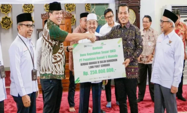 PT Pegadaian Cabang Bima Serahkan Bantuan CSR Peralatan Ibadah ke Masjid Al Ijtihad