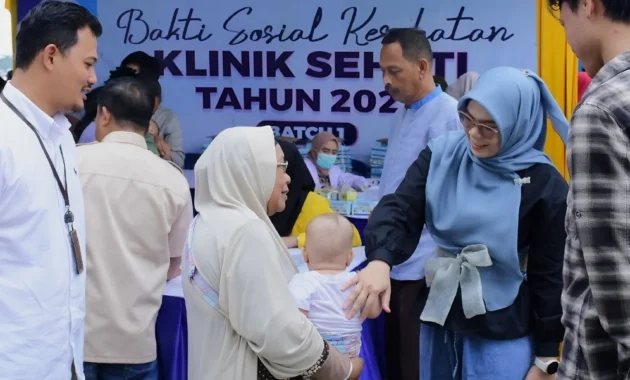 Pusri Kembali Gelar Pengobatan Gratis Klinik Sehati Batch 2 di Kampung Sehati