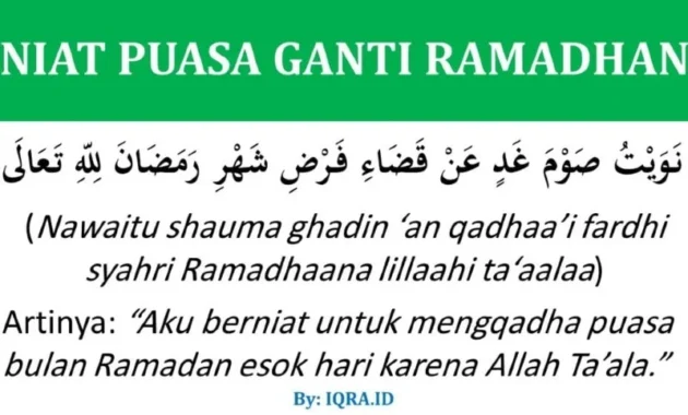 Rahasia Niat Puasa Ganti di Bulan Syawal: Cara Benar Agar Puasa Tetap Sah!