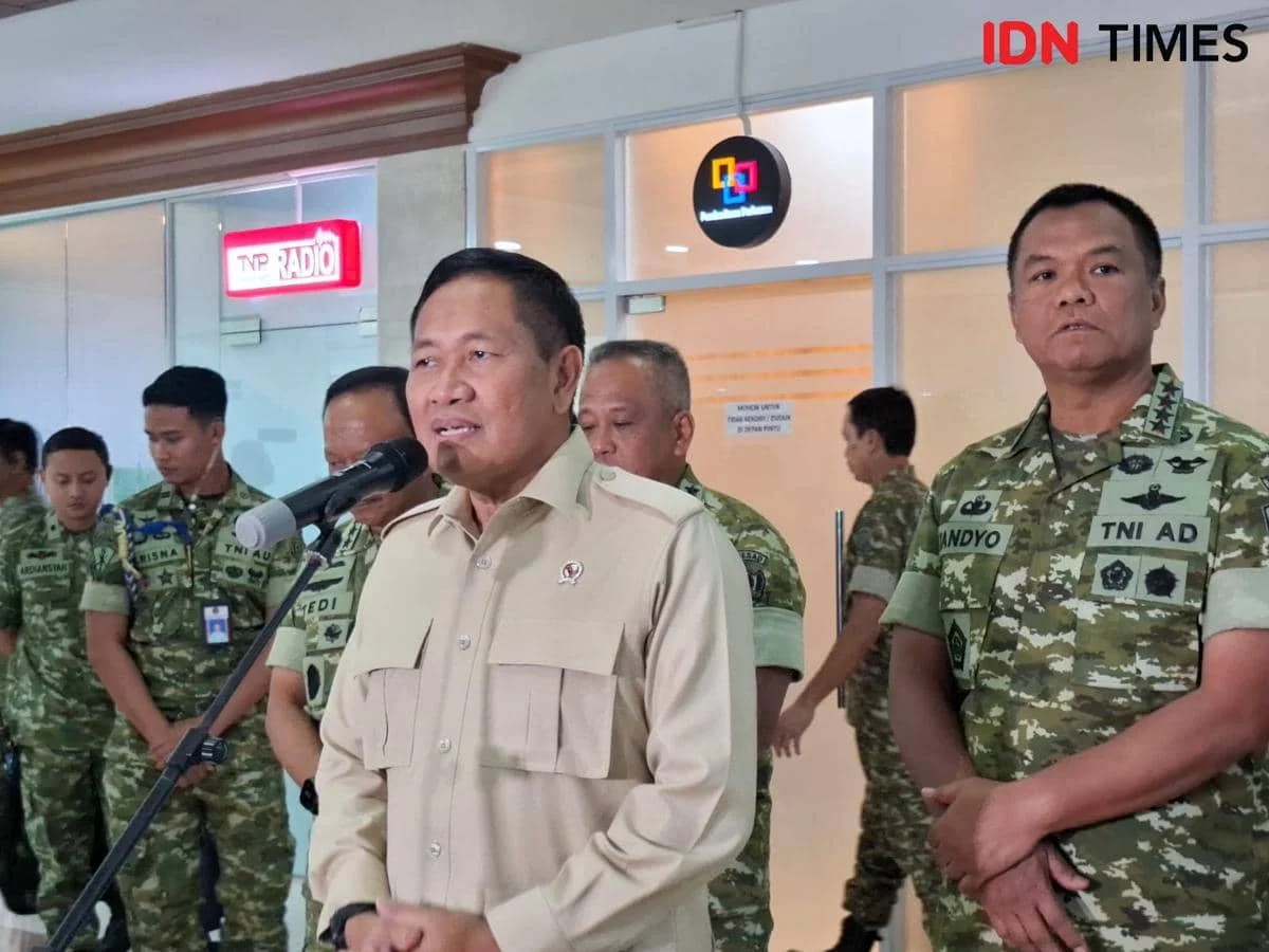 Ratusan Calon Komcad ASN Digembleng di Brigif 1 Marinir, Menhan: ASN Wajib Beri Pengabdian Terbaik