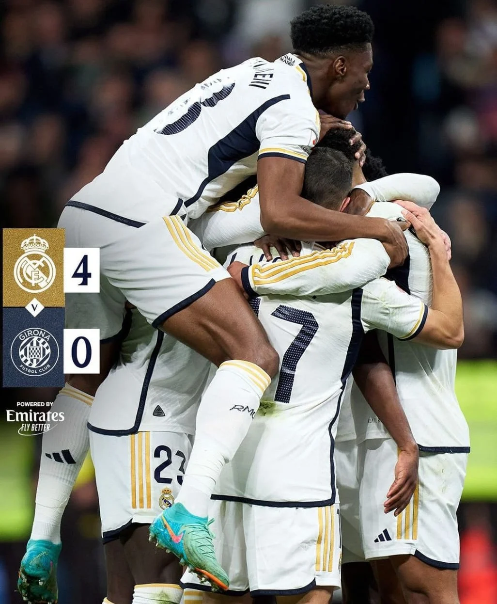 Real Madrid Tundukkan Girona, Mempersempit Jarak dengan Barcelona di Puncak La Liga