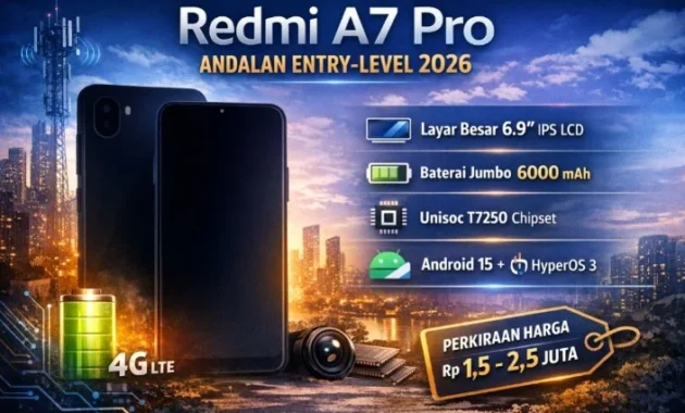 Redmi A7 Pro Tampil Bertenaga: Solusi Mobilitas Tinggi di Era Smartphone 2026