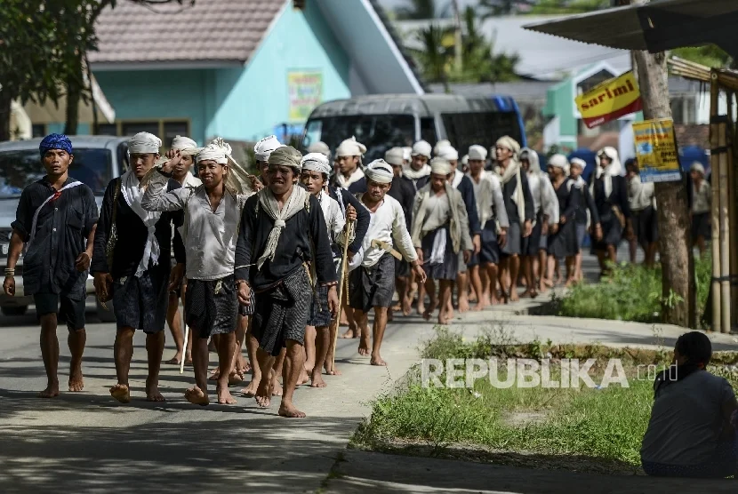 Ribuan Warga Suku Baduy Ikuti Tradisi Seba Baduy di Gedung Negara Banten