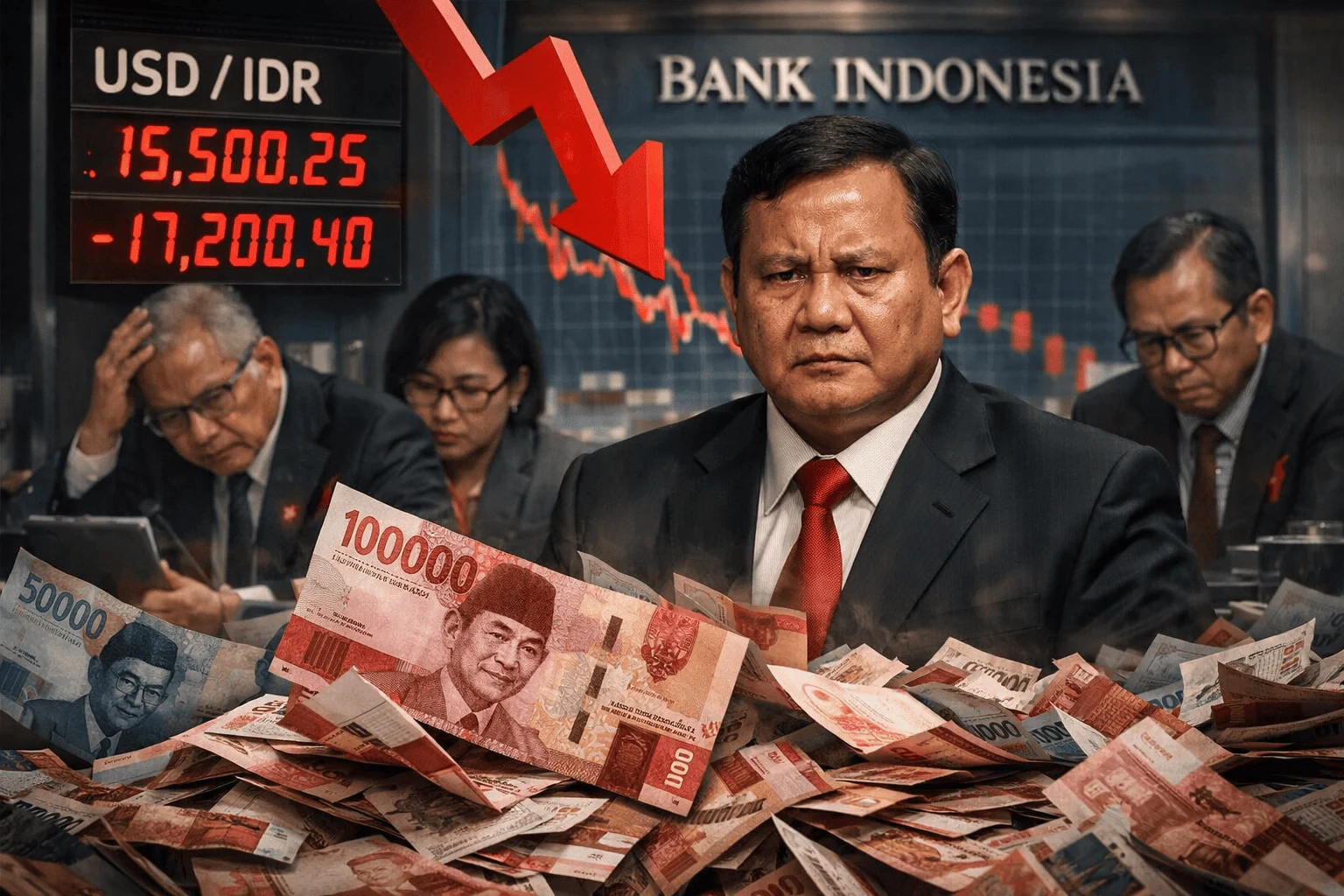 Rupiah Merosot ke Level Terendah: BI‑Rate Ditahan 4,75% di Tengah Ketegangan Global