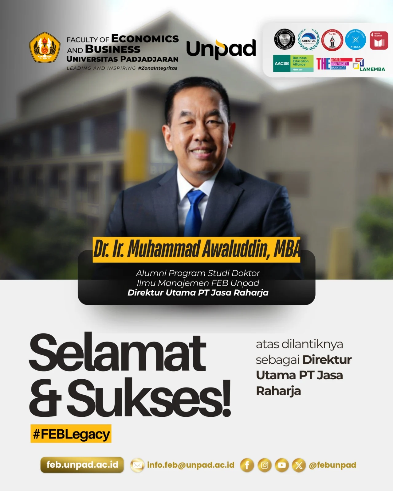 RUPSLB Jasa Raharja Putuskan Muhammad Awaluddin Jadi Direktur Utama Baru