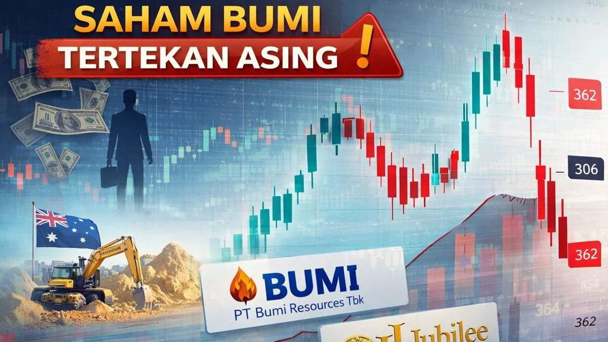 Saham BUMI: Tekanan Jual Asing, Namun Akuisisi Loyal Metals Janjikan Lonjakan Harga