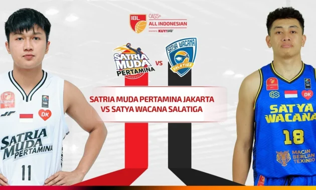 Satria Muda Pertamina Bandung Dominasi Solo, Menang 84-69 atas Kesatria Bengawan Solo