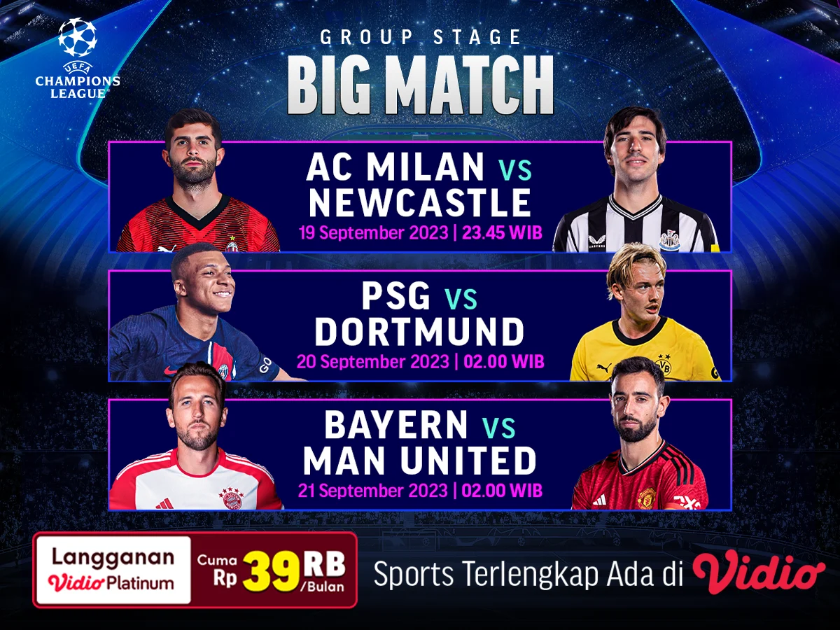 SCTV Siapkan Live Streaming Liga Top Dunia lewat Vidio: Jadwal Lengkap dan Cara Nonton Tanpa Ribet