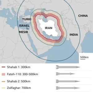 Serangan Rudal Iran-Hizbullah Guncang Israel: 12 Titik Rusak Parah, Empat Warga Terluka