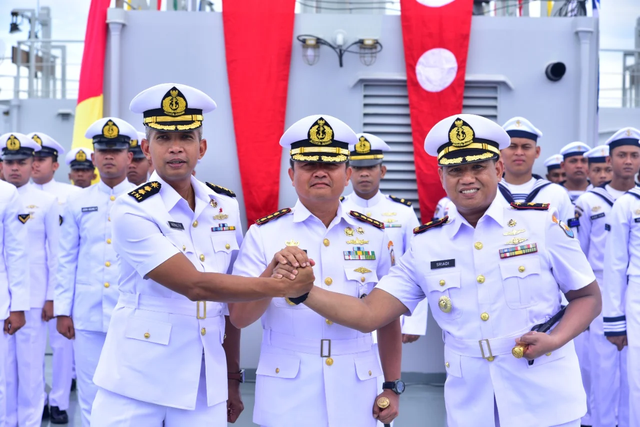 Sertijab Komandan KRI Koarmada I Perkuat Kedaulatan Laut RI