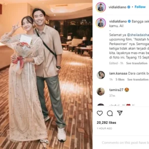 Sheila Dara Bangkit dari Duka, Ibu Vidi Aldiano Puji Ketegarannya