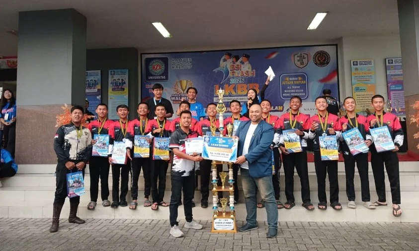 Tampil Percaya Diri di Tengah Tekanan, SMAN 1 Cibitung Raih Juara 2 LKBB BSI Flash 2026