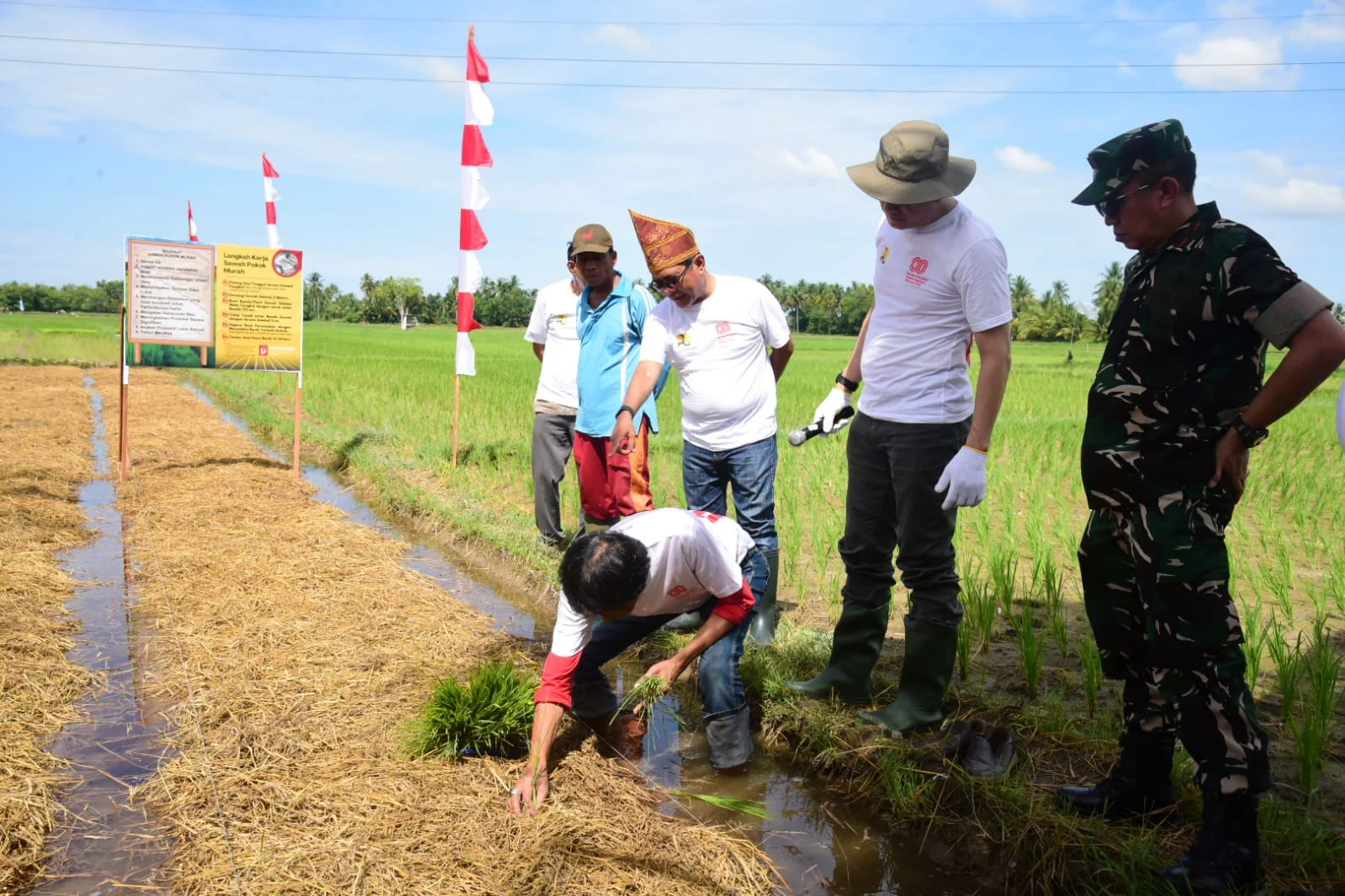 Teknologi Jepang Uji Efisiensi Air Sawah di Pariaman, Sumatera Barat
