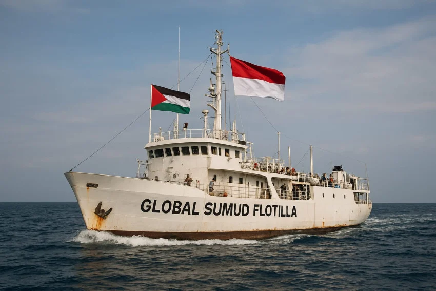 Tiga Kapal Indonesia Tiba di Barcelona, Siap Bergabung dalam Pelayaran Global Sumud Flotilla 2026 ke Gaza