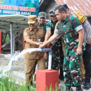 TNI AD Bangun 6.000 Titik Air Bersih, Solusi Krisis Air dan Dukung Ketahanan Pangan