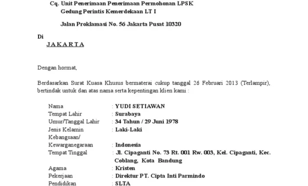 TNI Surat ke LPSK Minta Periksa Andrie Yunus Sebagai Saksi TNI Surat ke LPSK Minta Periksa Andrie Yunus Sebagai Saksi