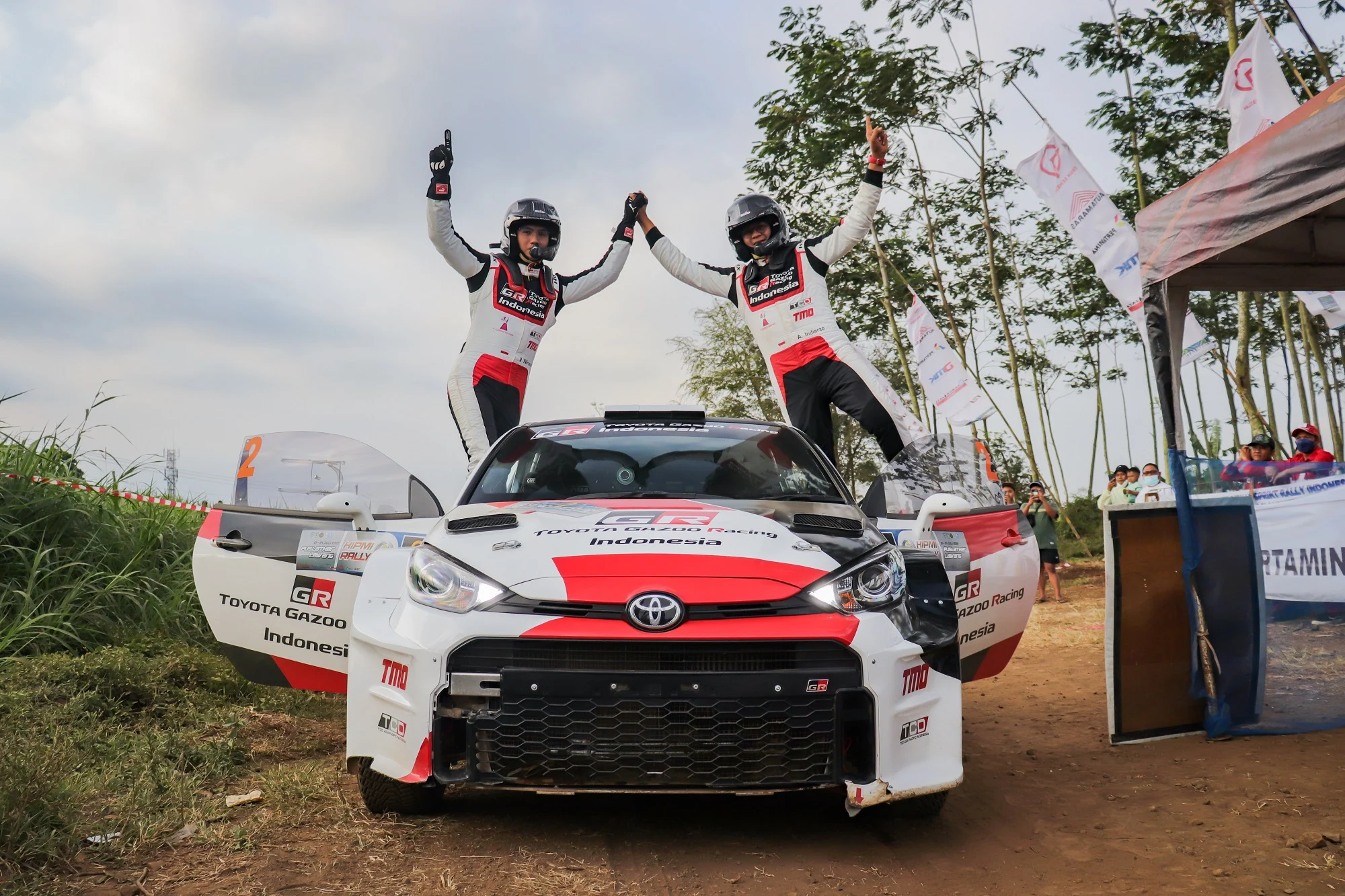 Toyota Gazoo Racing Raih Kemenangan di Seri Perdana Kejurnas Sprint Rally 2026