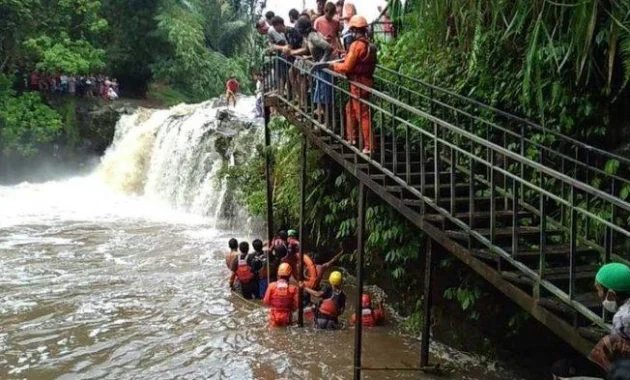 Tragedi di Air Terjun Tibu Ijo: Korban Terseret Arus Ditemukan Meninggal Setelah Pencarian Panjang