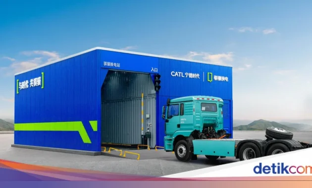 Truk Listrik SANY Kini Bisa Jalan dalam 5 Menit Berkat Sistem Swap Baterai CATL