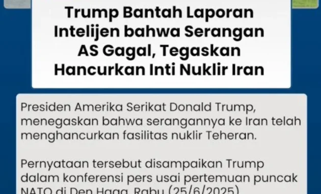 Trump Ancaman Hancurkan Infrastruktur Energi Iran Jika Negosiasi Gagal