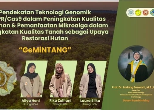 UGM Guncang Nasional: Dari Godzilla El Nino hingga Mikroalga, Mahasiswa dan Profesor Siapkan Solusi Besar Indonesia