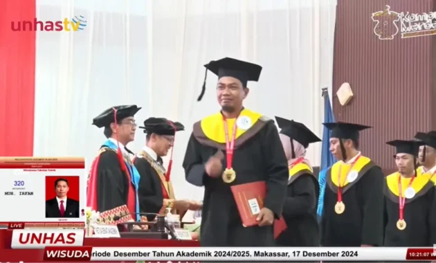 Unhas Rayakan Lulusan Terbaik Wisuda April 2025/2026: Daftar Nama Penerima Penghargaan