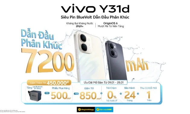 Vivo Y31d Pro Luncurkan Baterai 7.000 mAh, FlashCharge 90W dan Harga Menarik untuk Segmen Menengah