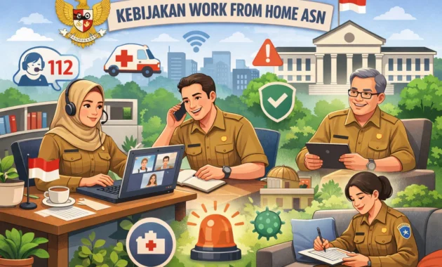 WFH ASN Dimulai Hari Ini, Pengawasan Dilakukan Melalui Sistem Elektronik