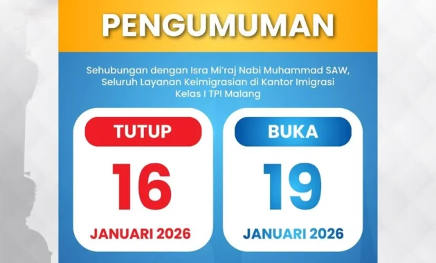 WFH Tiap Jumat Berlaku Hari Ini, Layanan Keimigrasian Tetap Beroperasi Normal WFH Tiap Jumat Berlaku Hari Ini, Layanan Keimigrasian Tetap Beroperasi Normal