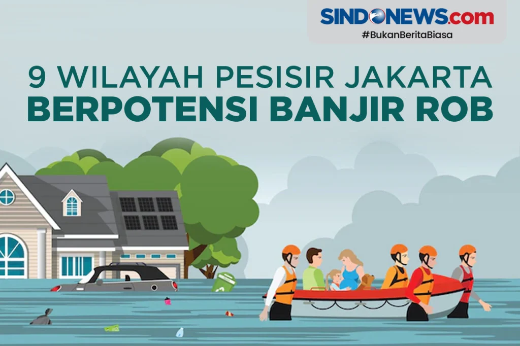 Wilayah Pesisir Utara Jakarta Berpeluang Hadapi Banjir Rob Hingga 9 April