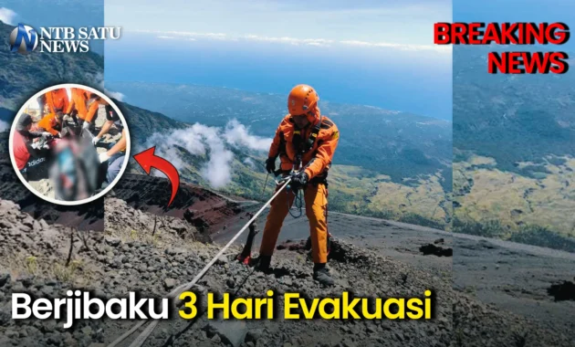 WNA terjebak di bawah tebing berhasil dievakuasi dengan heli