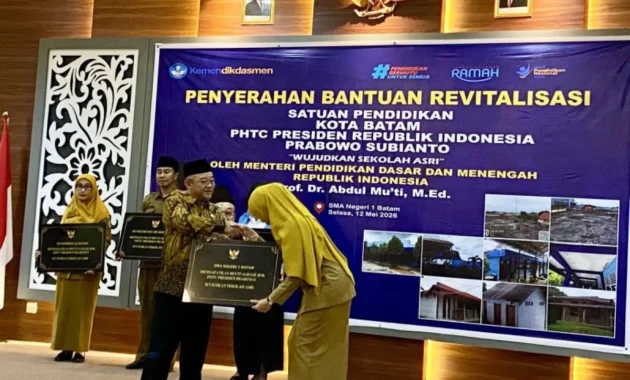 107 Sekolah di Kepri Terima Bantuan Revitalisasi pada 2026 107 Sekolah di Kepri Terima Bantuan Revitalisasi pada 2026
