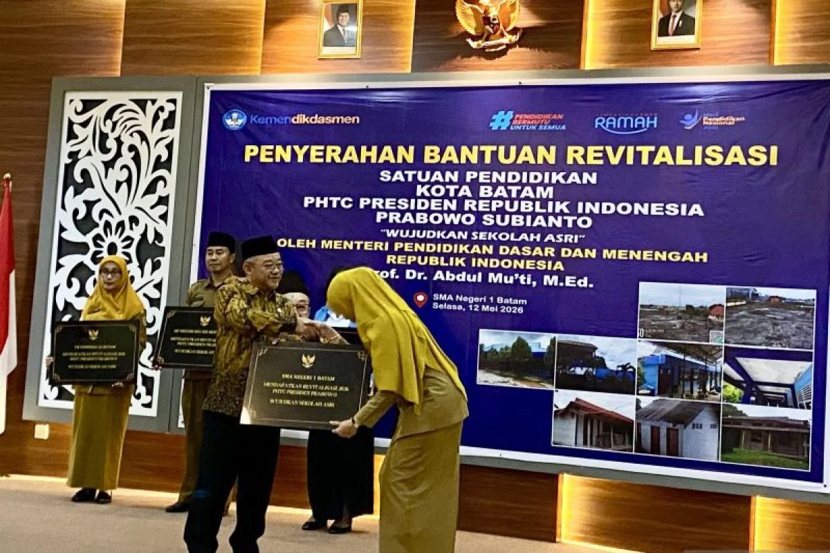 107 Sekolah di Kepri Terima Bantuan Revitalisasi pada 2026