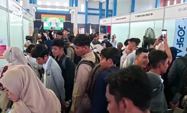 4.500 Pencari Kerja Serbu Job Fair 2026 di Kabupaten Madiun