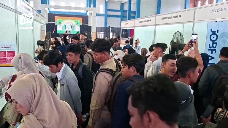 4.500 Pencari Kerja Serbu Job Fair 2026 di Kabupaten Madiun
