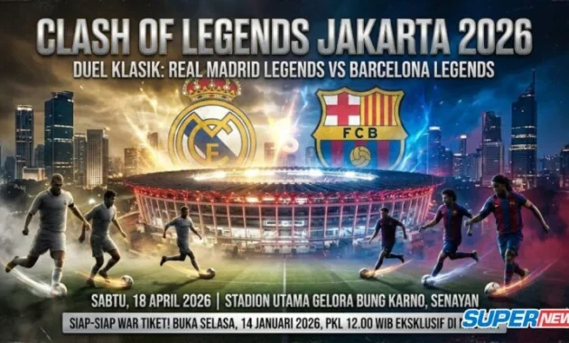 6 Bintang Mentereng Siap Menggebrak Clash of Legends Jakarta 2026 – Pertarungan Epik Antara Dua Kubu Besar